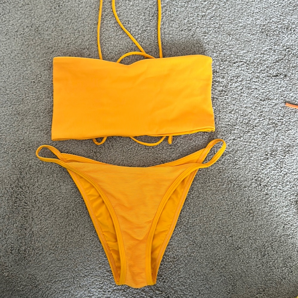 L*space tangerine bikini